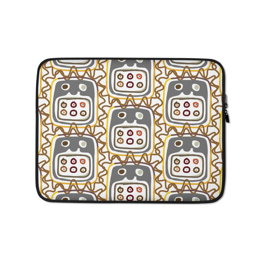 African Mask pattern Laptop Sleeve