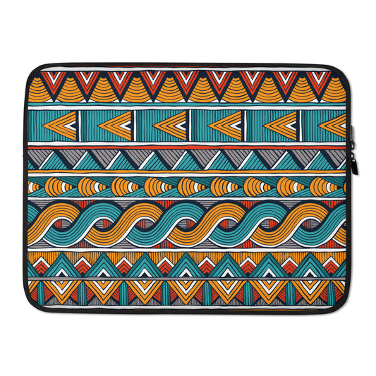 African Print Laptop Sleeve | Printed Laptop Sleeve | Xikhipa