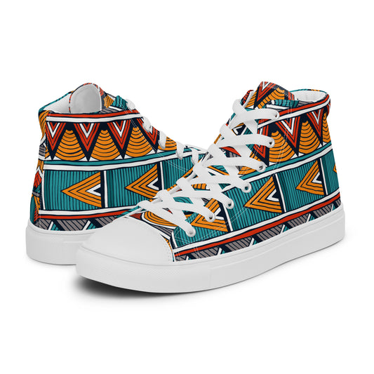 African Print Shoes | Women’s High Top Shoes | Xikhipa